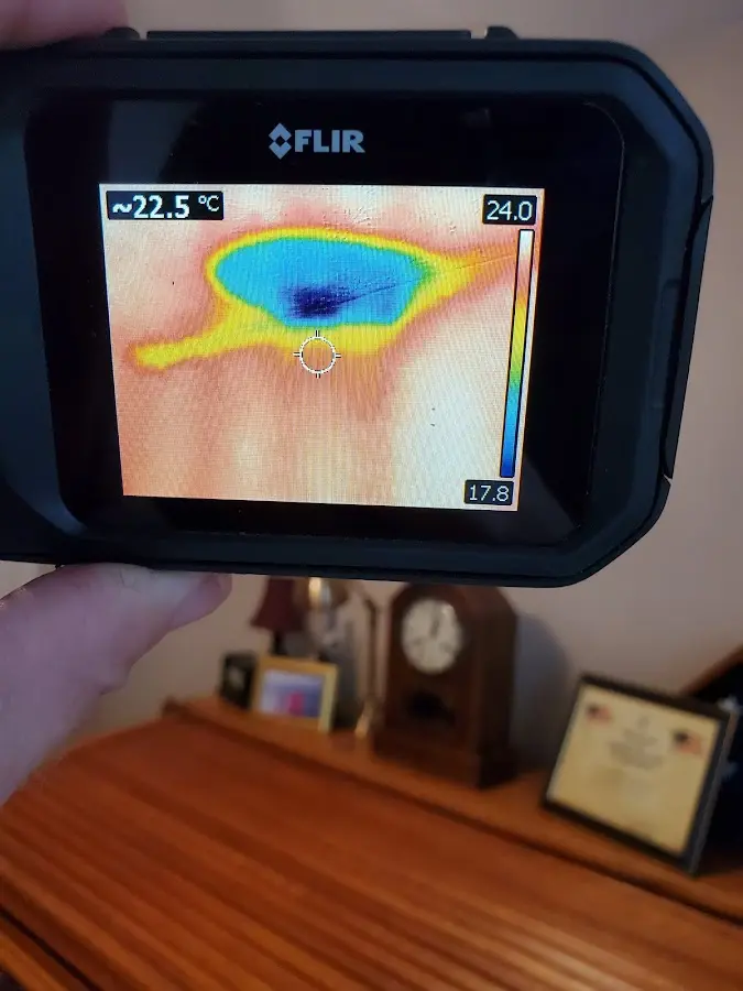 Thermal imaging inspection for water damage in Clark