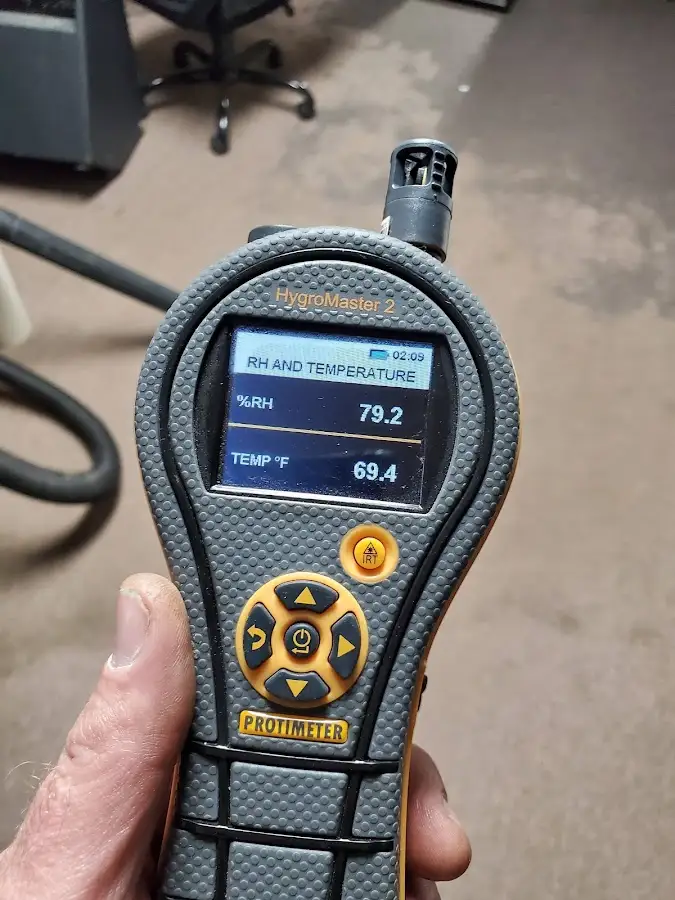 Moisture meter humidity assessment for Fire & Smoke Damage Restoration in Clark